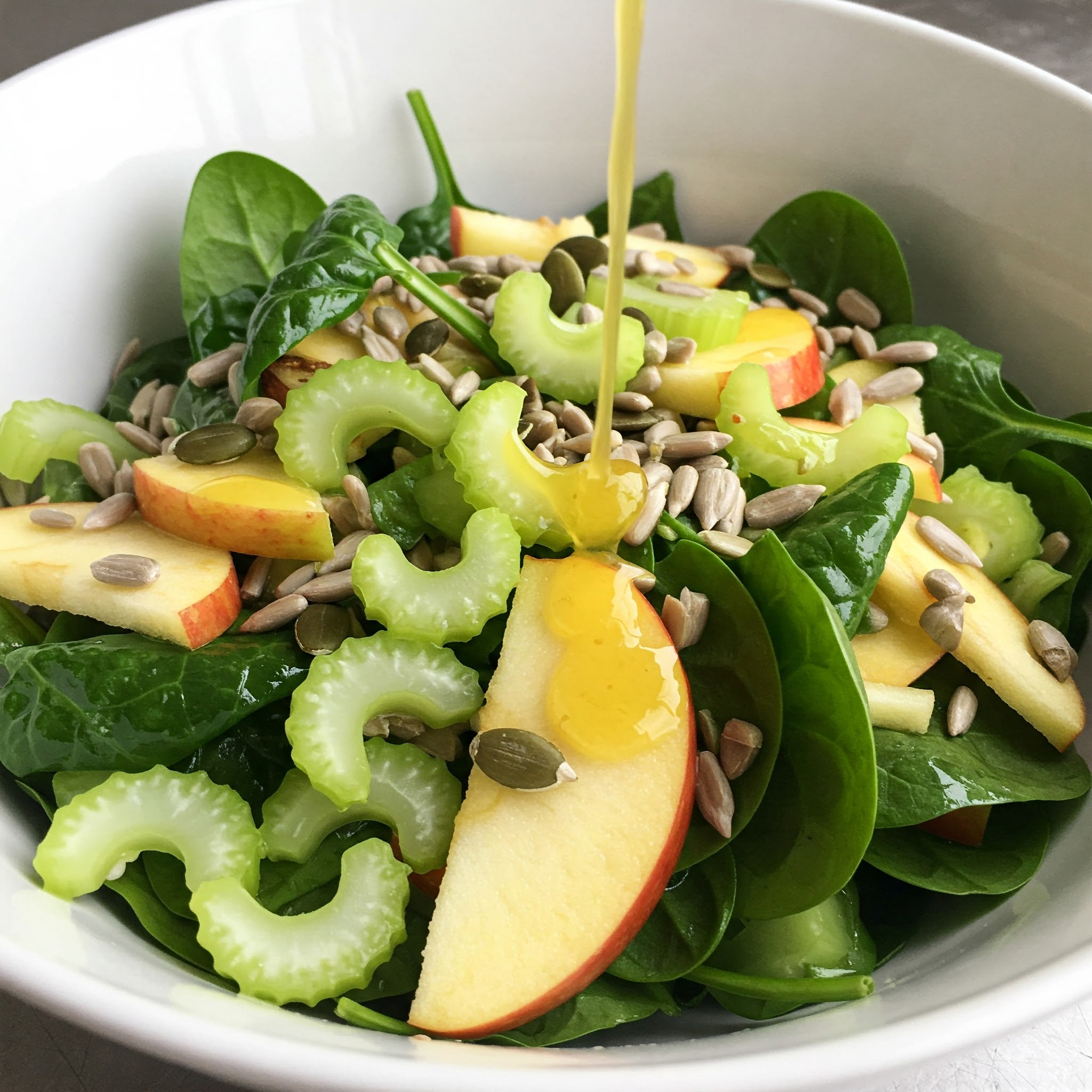 Crisp Celery, Apple, and Toasted Seed Salad